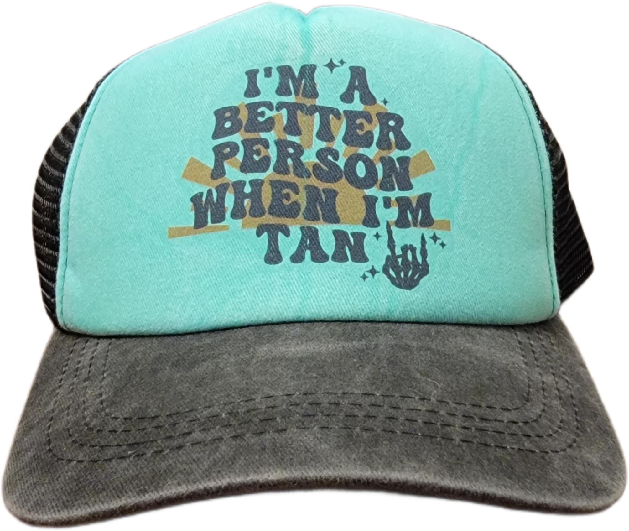 Im a Better Person/Tan - Trucker Hat